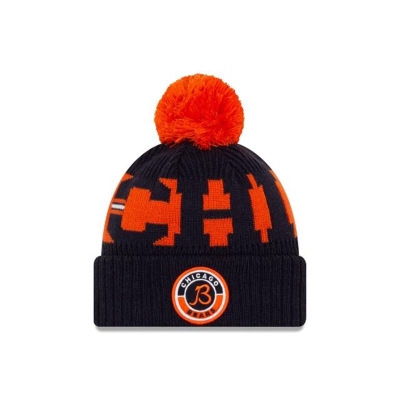 Sapca New Era Chicago Bears NFL Cold Weather Sport Knit Beanie - Albastri